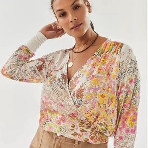 Anthropologie Tiny Callie floral top $108 M